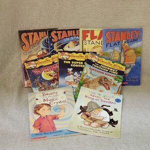 9 Children's Books..Flat Stanley, Geronimo Stilton,